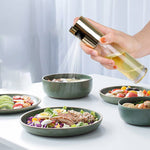 Galuxia BBQ Healthy Kitchen Cooking Oil Vinegar Spray Bottle Push Type Oil Spray BottlePump Oil Tank Leakproof BBQ Sprayer BBQ Tools Kitchen Gadgets