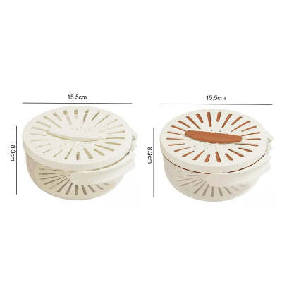 Galuxia Fruit Drain Basket With Lid Vegetable Washing Bowl Foldable Handle Cleaning Colander Plastic Refrigerator Crisper Kitchen Box Kitchen Gadgets