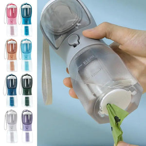 Galuxia Dog Water Cup Drinking Food Garbage Bag Three-in-one Portable Small Multi-functional Pet Cups Pets Supplies