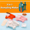 Galuxia 3 In 1 Dumpling Maker Portable Handmade Artifact Props Kitchen Tools Gadgets