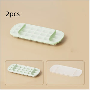 Galuxia Ice Box Ice Cube Tray Grid High Capacity Food Grade Kitchen Gadgets