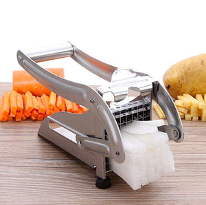 Galuxia kitchen gadgets 2 Blades Potato Cutter Chopper Stainless French Fries Slicer for kitchen cortador de vegetales Home Kitchen Tool