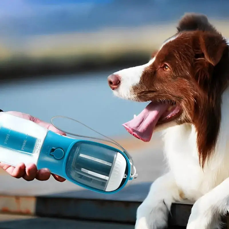 Galuxia Dog Water Cup Drinking Food Garbage Bag Three-in-one Portable Small Multi-functional Pet Cups Pets Supplies