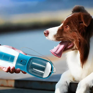 Galuxia Dog Water Cup Drinking Food Garbage Bag Three-in-one Portable Small Multi-functional Pet Cups Pets Supplies