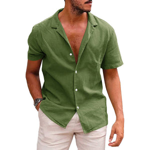 Galuxia Men's Tops Casual Button Down Shirt Short Sleeve Beach Shirt Summer Mens Clothing