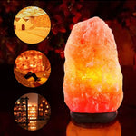 Galuxia Crystal salt lamp socket lamp creative decoration gift rose salt lamp night light bedside lamp
