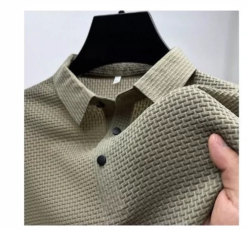 Galuxia Mesh Ice Silk Short Sleeve T-shirt Mens Clothing