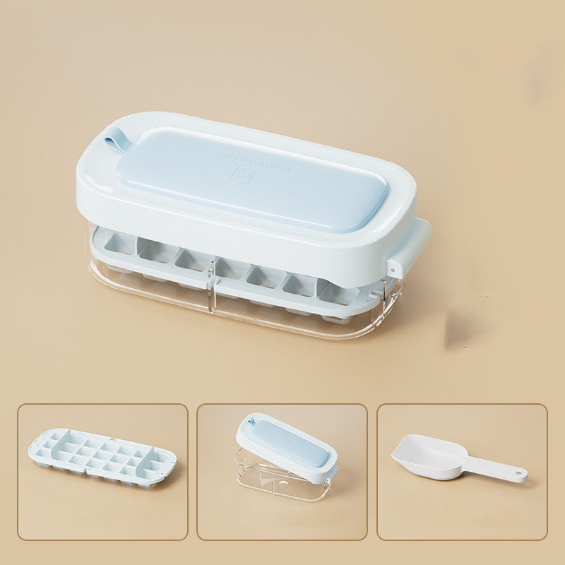 Galuxia Ice Box Ice Cube Tray Grid High Capacity Food Grade Kitchen Gadgets