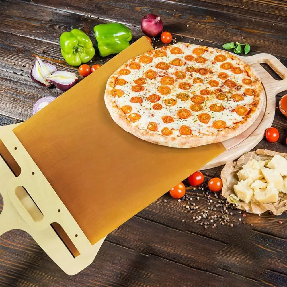 Galuxia Kitchen Gadgets Sliding Pizza Shovel Non Stick Pizza Smooth Cutting Board Storage Transfer Board Kitchen Baking Tool