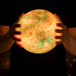 Galuxia LED USB Star Galaxy Moon Lamp Stand Remote 3D Bedroom Night Light USB LED Earth Planet Lamp