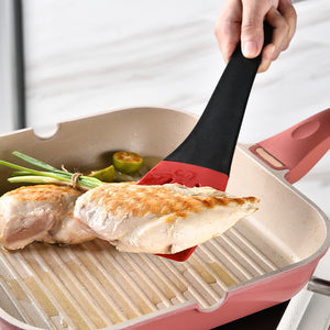Galuxia 3 In 1 Frying Spatula Clip Silicone Food Clip Frying Steak Pancakes Shovel Slotted Turners Kitchen Tools Cooking Utensils Kitchen Gadgets