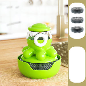 Galuxia Octopus Pot Brush Self Adding Liquid Kitchen Tools Gadgets Cleaner