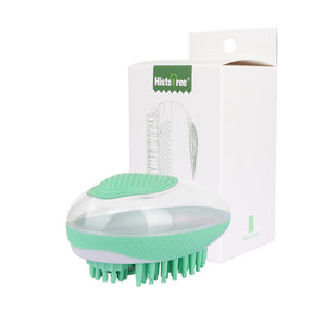 Galuxia Dog Cat Bath Brush 2-in-1 Pet SPA Massage Comb Soft Silicone Pets Shower Hair Grooming Cmob Dog Cleaning Tool Pet Products