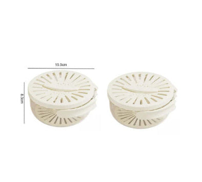 Galuxia Fruit Drain Basket With Lid Vegetable Washing Bowl Foldable Handle Cleaning Colander Plastic Refrigerator Crisper Kitchen Box Kitchen Gadgets