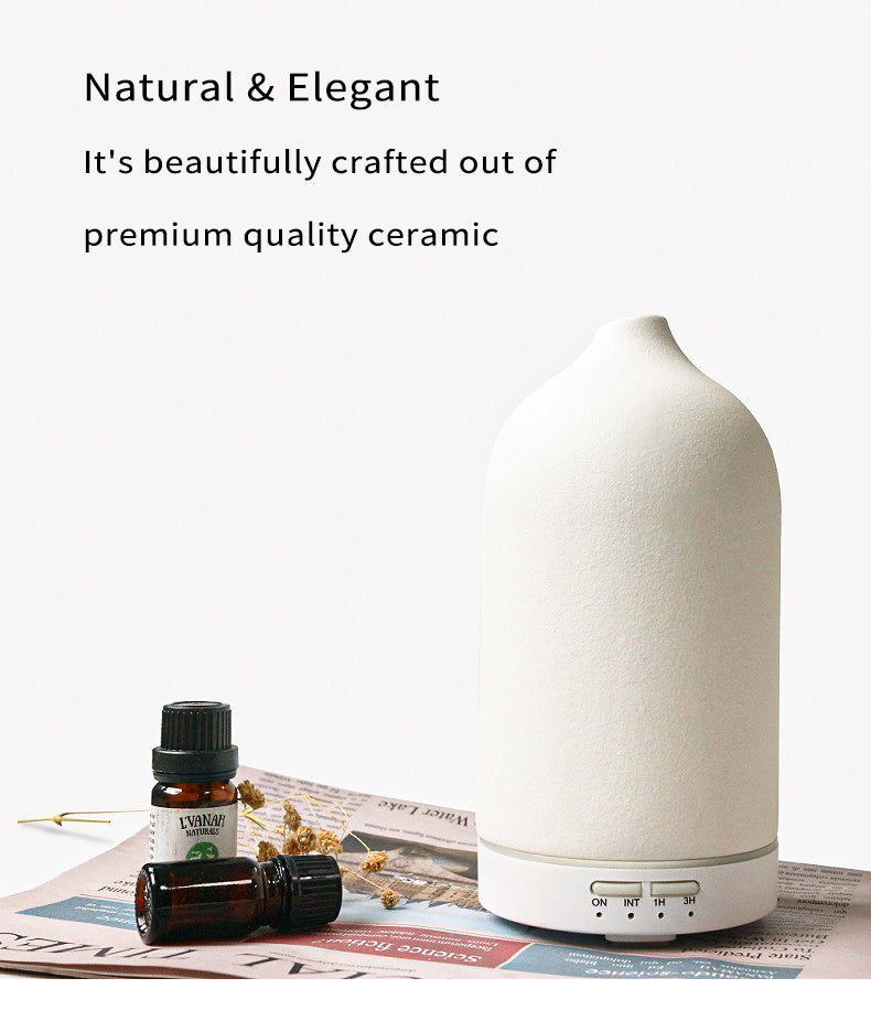 Galuxia 5 Colors Humificador  Ceramic Aroma Diffuser Ultrasonic Diffusers Ceramic Humidifier