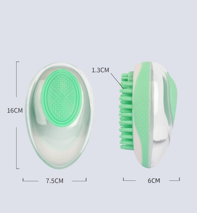 Galuxia Dog Cat Bath Brush 2-in-1 Pet SPA Massage Comb Soft Silicone Pets Shower Hair Grooming Cmob Dog Cleaning Tool Pet Products