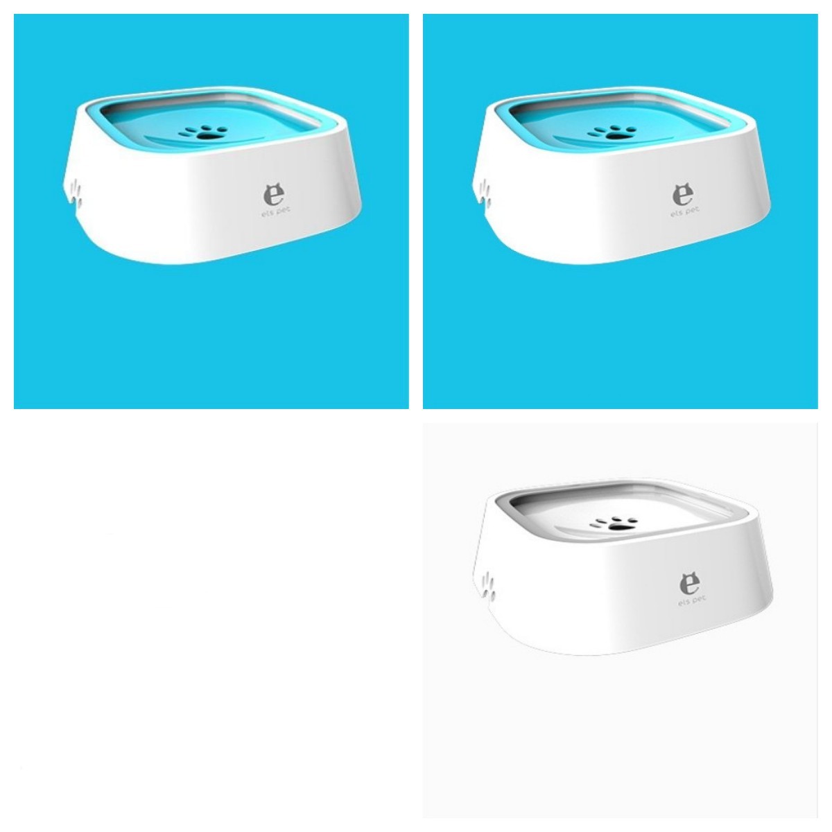 Galuxia 1.5L Cat Dog Water Bowl Carried Floating Bowl Anti-Overflow Slow Water Feeder Dispenser Pet Fountain ABS&PP Dog Supplies
