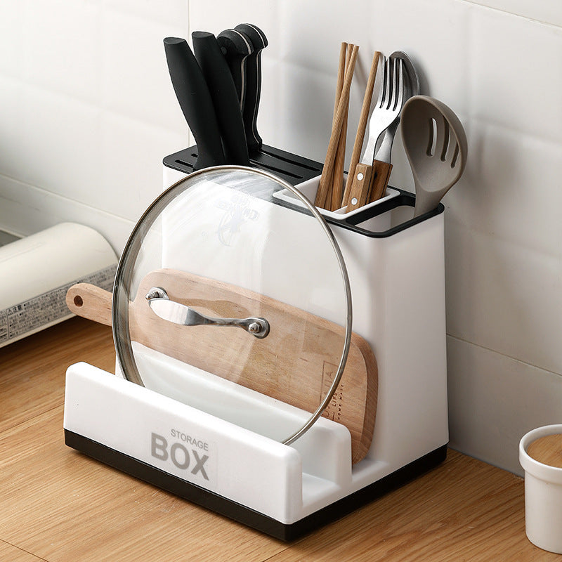 Galuxia Tableware Storage Holders Kitchen Knife Plastic Storages Racks For Kitchen Convenience Cabinet Kitchen Gadgets