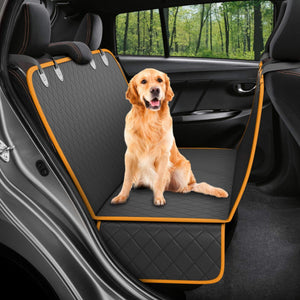 Galuxia Dog Car Seat Cover View Mesh Pet Carrier Hammock Safety Protector Car Rear Back Seat Mat With Zipper And Pocket For Travel