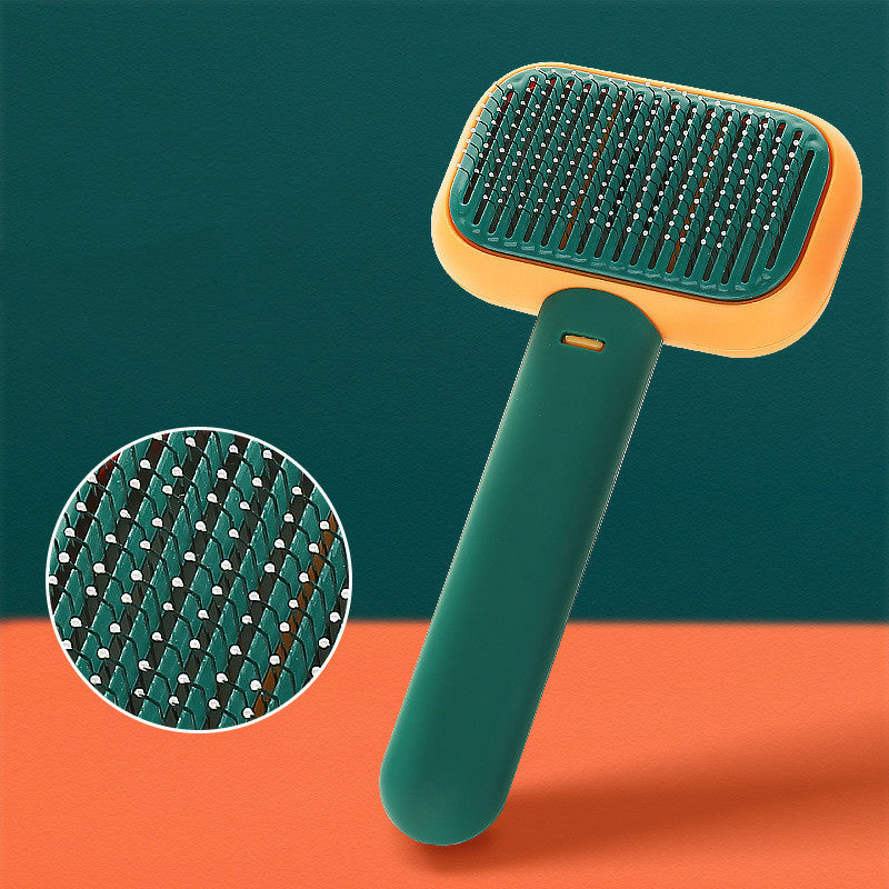Galuxia New Pet Cat Dog Hair Brush Hair Massage Comb Open-Knot Brush Grooming Cleaning Tool Stainless Steel Comb