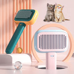 Galuxia New Pet Cat Dog Hair Brush Hair Massage Comb Open-Knot Brush Grooming Cleaning Tool Stainless Steel Comb