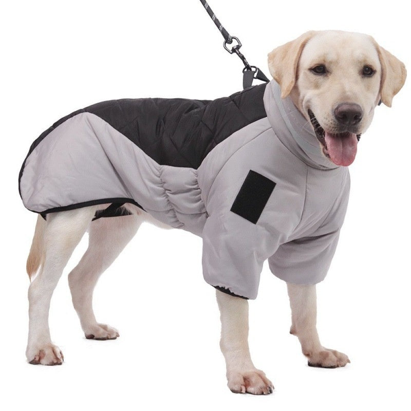 Galuxia New Winter Dog Coat Waterproof Pet Clothes For Medum Large Dogs Warm Thicken Dog Vest Custome Labrador Jacket