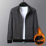 Galuxia Dad Wears A Jacket With A Stand-up Collar And A Casual Jacket