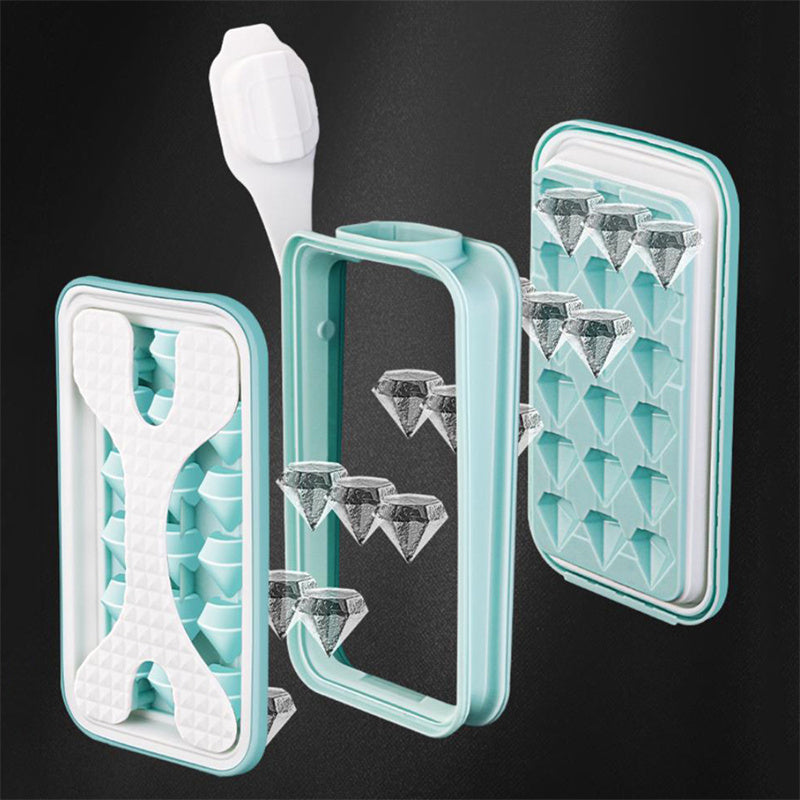 Galuxia 2in1 Portable Silicone Ice Ball Mold Ice Maker Water Bottle Ice Cube Mould Bottle Creative Ice Ball Diamond Curling Summer Kitchen Gadgets