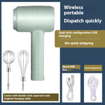 Galuxia Electric Whisk Wireless Handheld Rechargeable Cream Mixer Kitchen Gadgets