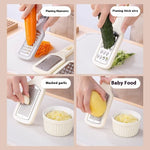 Galuxia 3 In 1 Cheese Grater Portable Handheld Stainless Steel Vegetable Grater Kitchen Tools Efficient Food Graters Home Kitchen Gadgets
