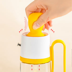 Galuxia 2 In 1 Oil Dispenser With Silicon Brush BBQ Oil Spray Glass Bottle Silicone For Barbecue Cooking Seasoning Bottle Kitchen Gadgets