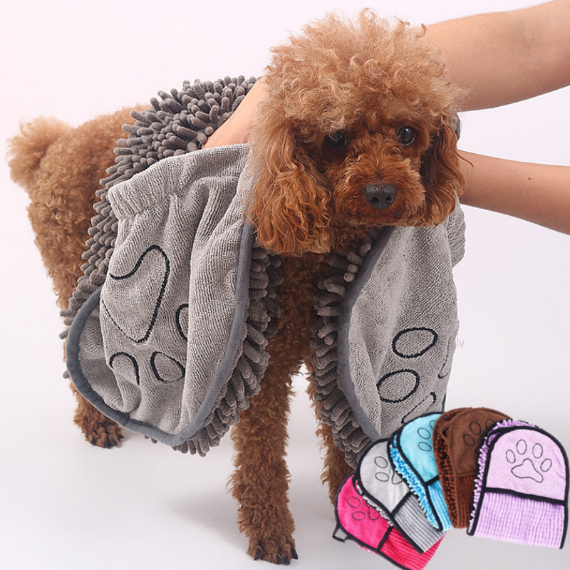 Galuxia Dogs Cats Towels Super Absorbent Dog Bathrobe Microfiber Bath Towels Quick-Drying Cat Bath Towel For Pets Towel Dog Towels Pet Products