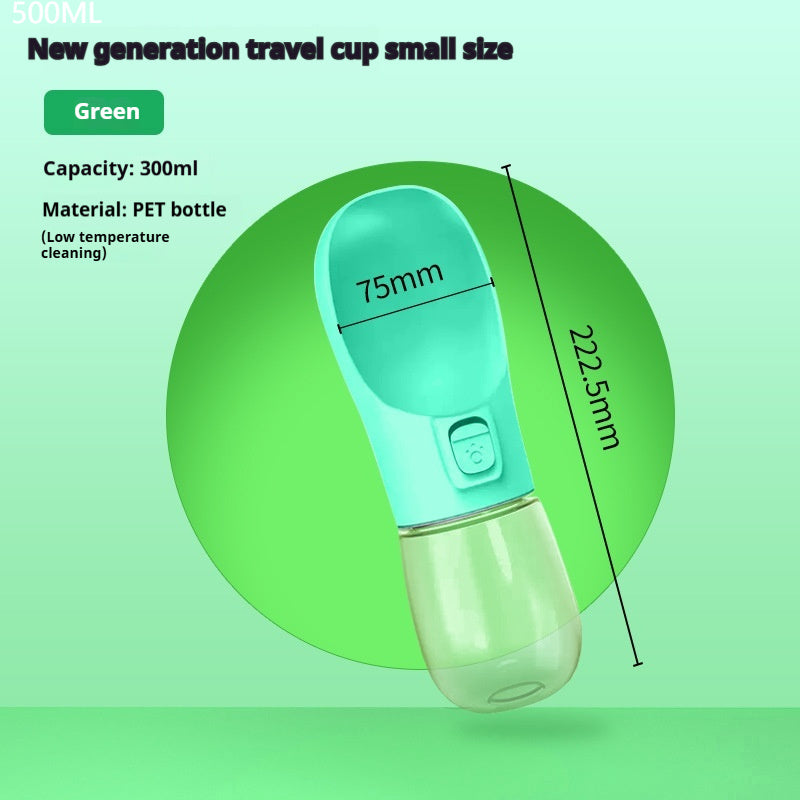 Galuxia Pet Dog Water Bottle Feeder Bowl Portable Water Food Bottle Pets Outdoor Travel Drinking Dog Bowls Water Bowl For Dogs