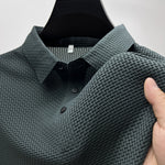 Galuxia Mesh Ice Silk Short Sleeve T-shirt Mens Clothing