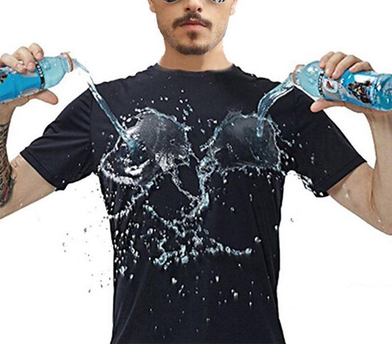 Galuxia Quick-drying Waterproof Anti-fouling T-shirt Couple Half Sleeve Bottoming Shirt