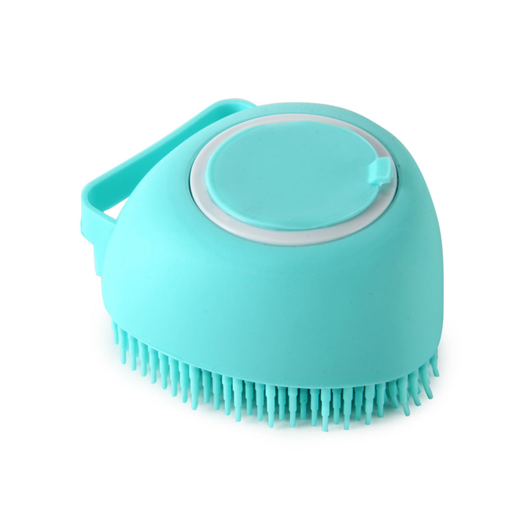 Galuxia Silicone Dog Bath Massage Gloves Brush Pet Cat Bathroom Cleaning Tool Comb Brush For Dog Can Pour Shampoo Dog Grooming Supplies