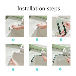 Galuxia Triangular Cloud Sink Drain Rack Kitchen Garbage Filter Screen Dish Washing Sink Leftovers Rice Anti-blocking Kitchen Gadgets