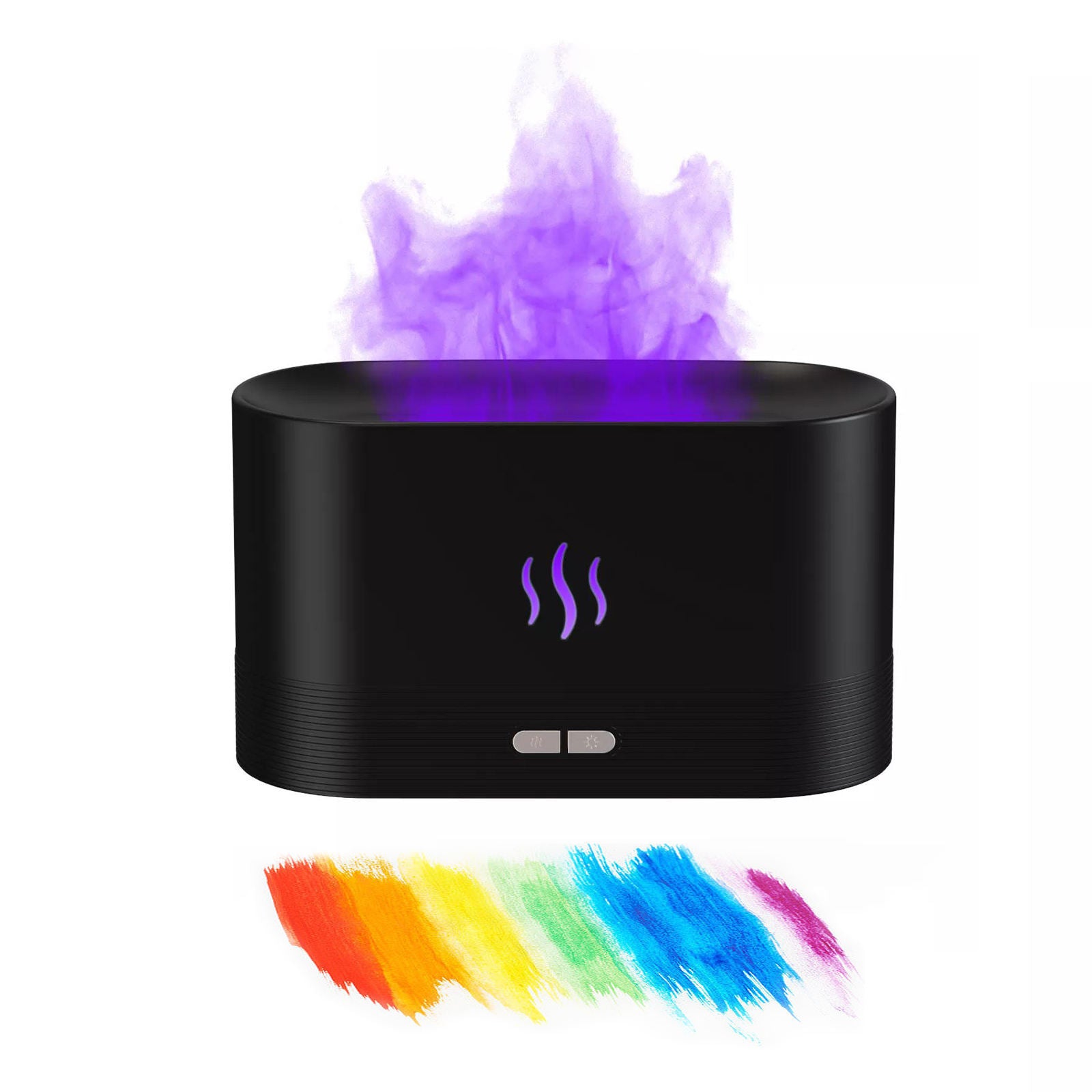 Galuxia 2022 Best Selling USB Ultrasonic Flame Humidifier Led RGB Colorful Essential Oil Fire Flame Aroma Diffuser