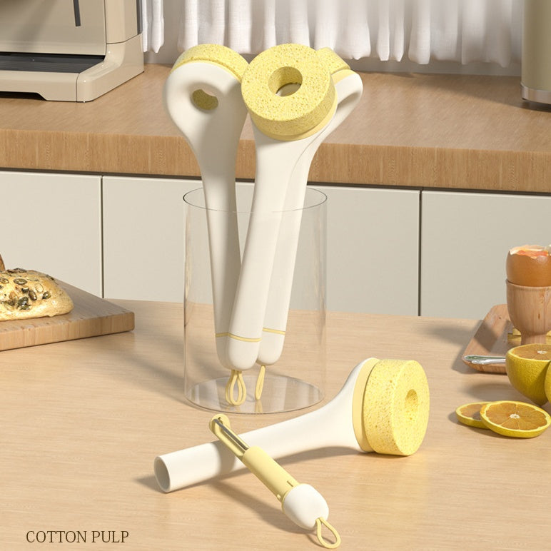 Galuxia Wood Pulp Sponge Cleaning Brush Kitchen Gadgets
