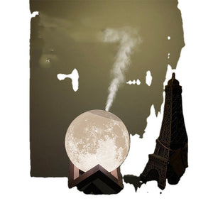 Galuxia Lunar Humidifier Night Light Bedroom Household Aromatherapy Moisturizing Spray Dormitory Bedside Mute Creative Gift