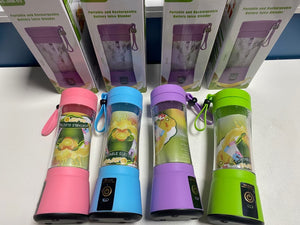 Galuxia Portable Blender With USB Rechargeable Mini Kitchen Fruit Juice Mixer Home Simple Portable Electric Mini Juicer