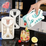 Galuxia 2in1 Portable Silicone Ice Ball Mold Ice Maker Water Bottle Ice Cube Mould Bottle Creative Ice Ball Diamond Curling Summer Kitchen Gadgets