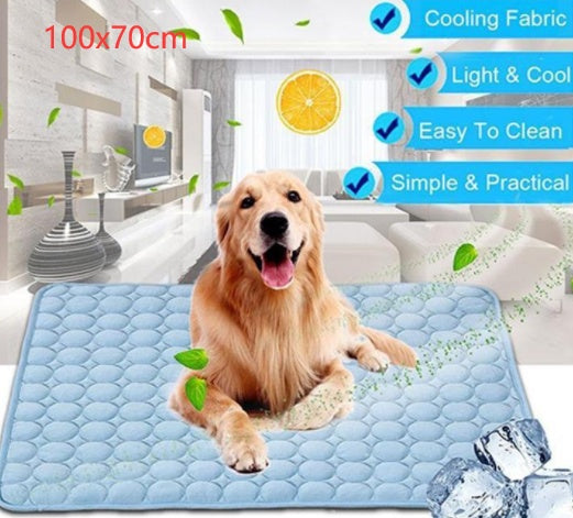Galuxia Pet Dog Cat Ice Silk Cold Nest Pad For Cooling In Summer