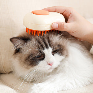 Galuxia Steamy Cat Brush Cat Dog Grooming Comb Electric Self Cleaning Steam Cat Brush For Massage Avocado Shape Pet Spray Cat Grooming