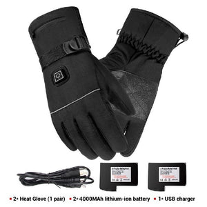 Galuxia Winter Electric Heated Gloves Motorcycle Touch Screen Gloves