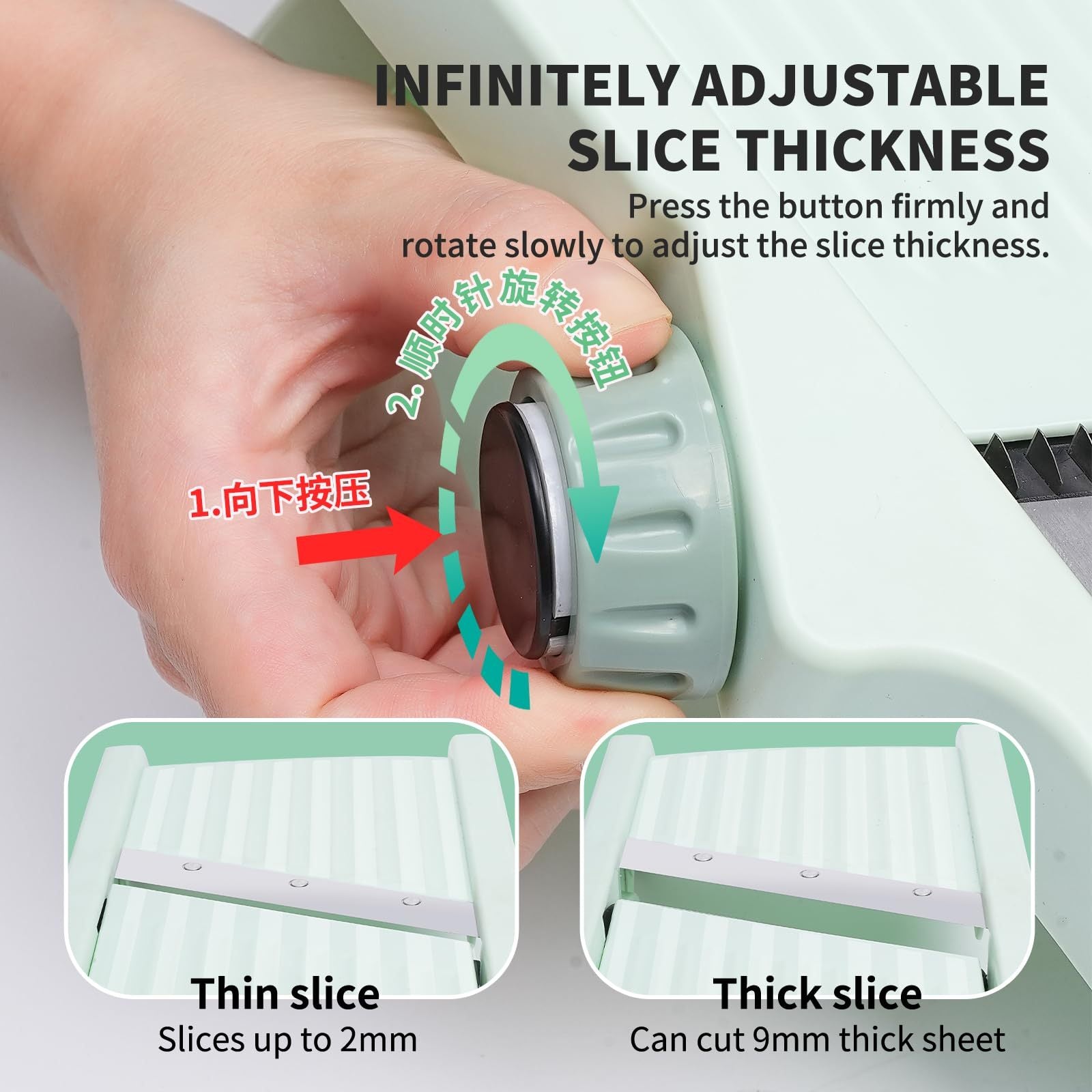 Galuxia Household Vegetable Cutting Potato Slicer Shredder Multifunctional Fruit Julienne Slicer Grater With Handle Kitchen Gadgets