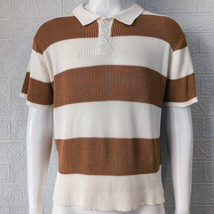 Galuxia Mens Clothing Summer Fashion Lapel Sweater Short Sleeve Men Clothing Men Wears