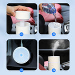 Galuxia Dropshipping Car Diffuser Aroma Ultrasonic Water Mist Humidifier Lighting Oils Diffuser Car Aroma Diffuer Humidifier