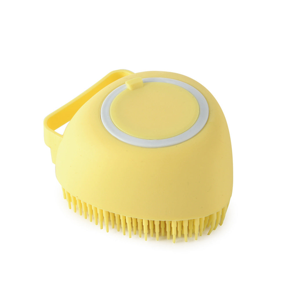 Galuxia Silicone Dog Bath Massage Gloves Brush Pet Cat Bathroom Cleaning Tool Comb Brush For Dog Can Pour Shampoo Dog Grooming Supplies