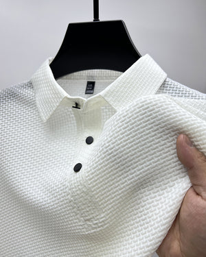 Galuxia Mesh Ice Silk Short Sleeve T-shirt Mens Clothing